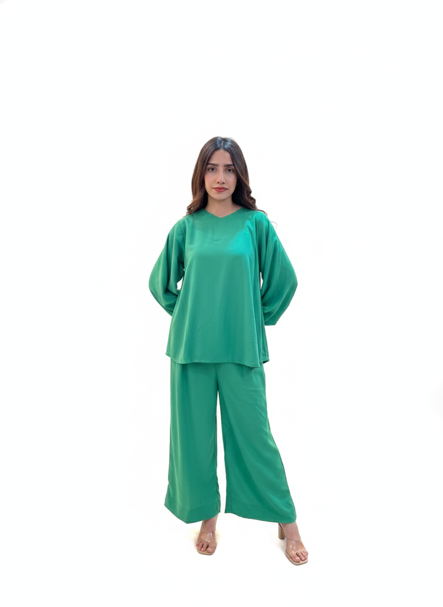 Emerald Green Relaxed Co-ord Set
