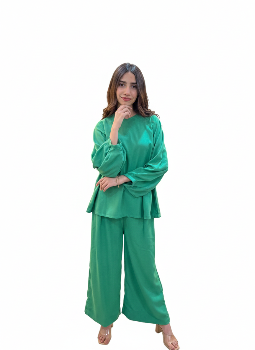 Emerald Green Relaxed Co-ord Set